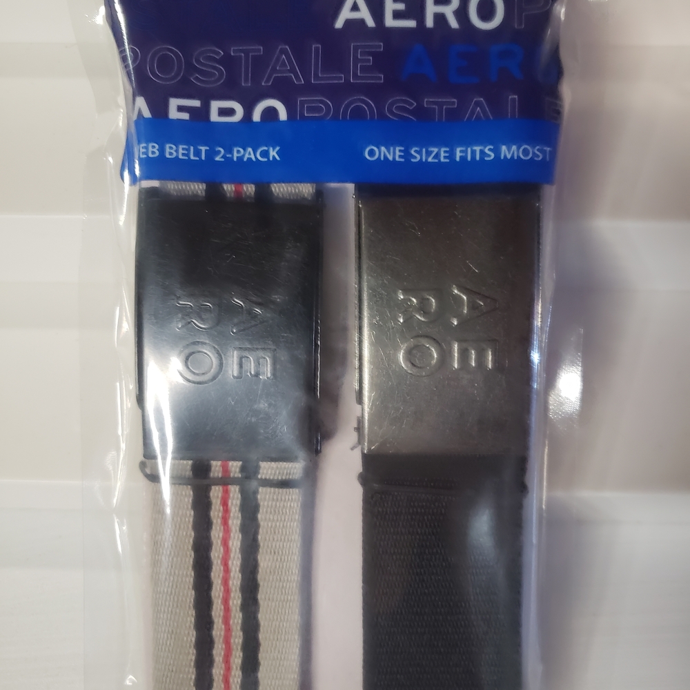 Aeropostale Belt 2-Pack